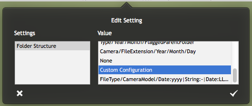 Configure a Custom Folder Structure for your Photos and Videos