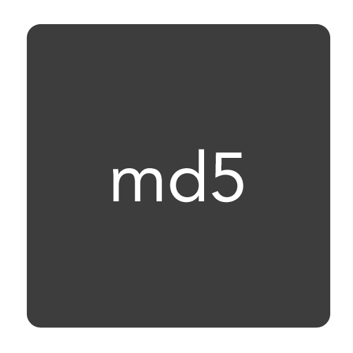 MD5 checksum support