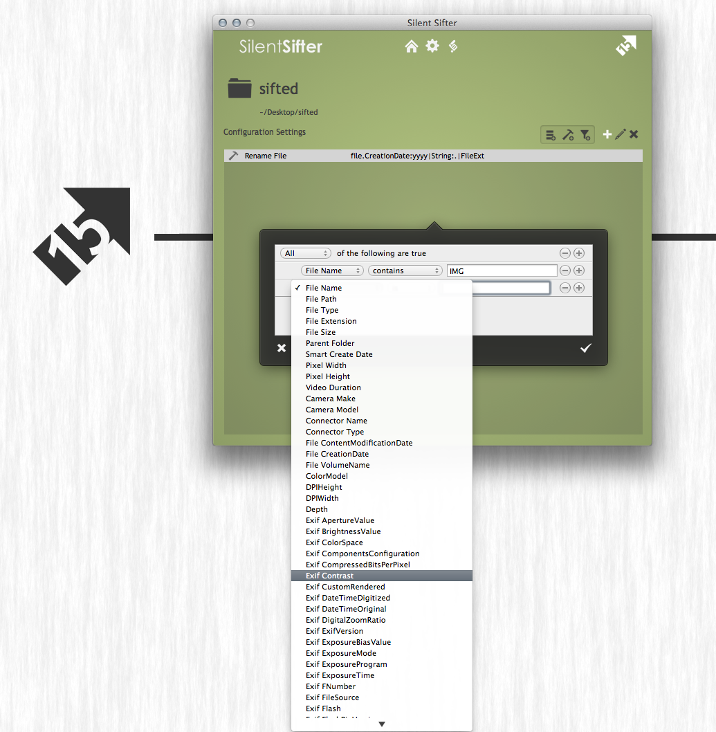 Silent Sifter EXIF IPTC Metadata Organization